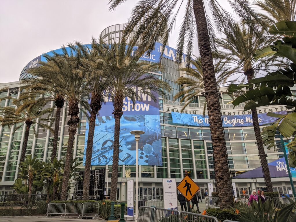 NAMM 2020 - arrived! Anaheim Convention Center